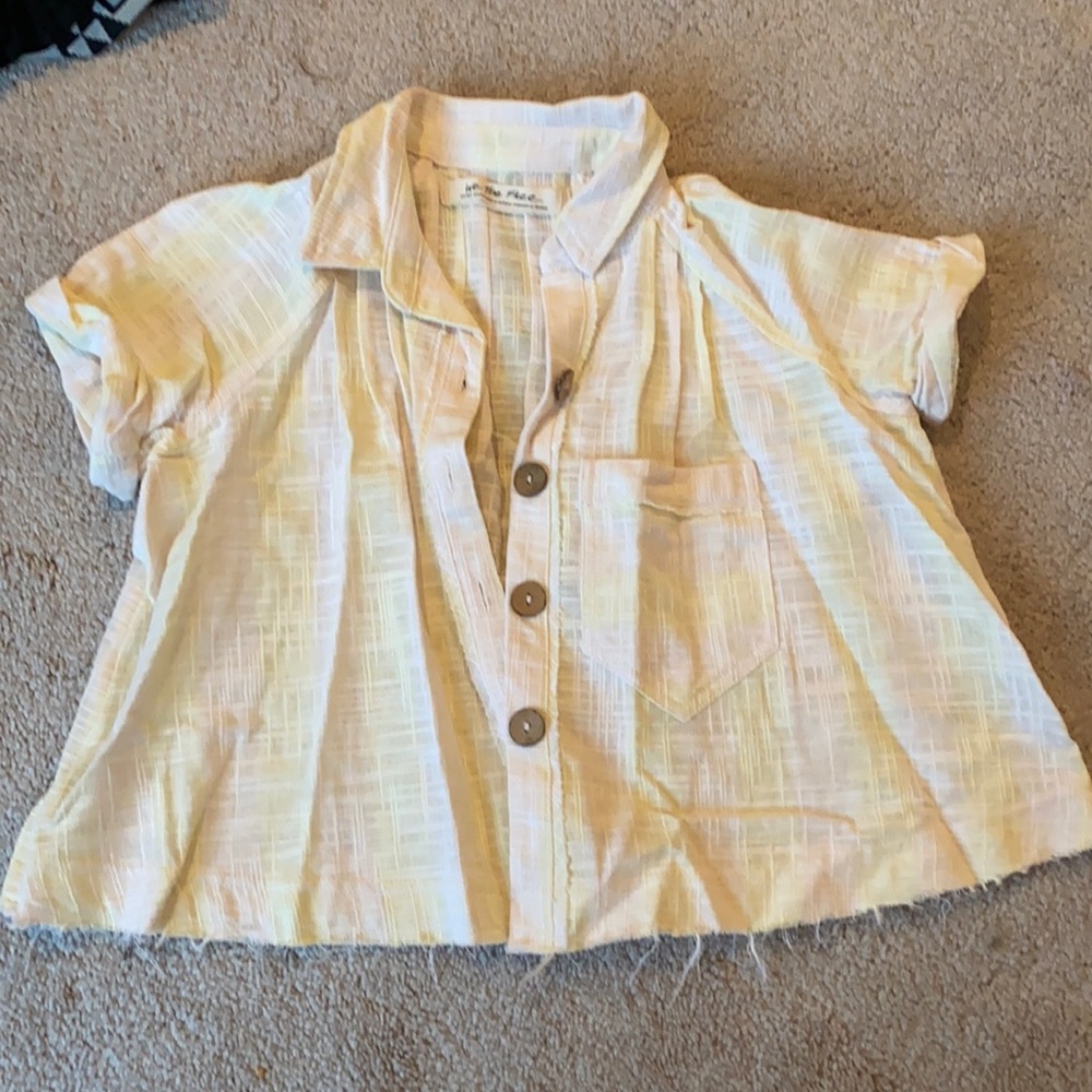 Free People button down.